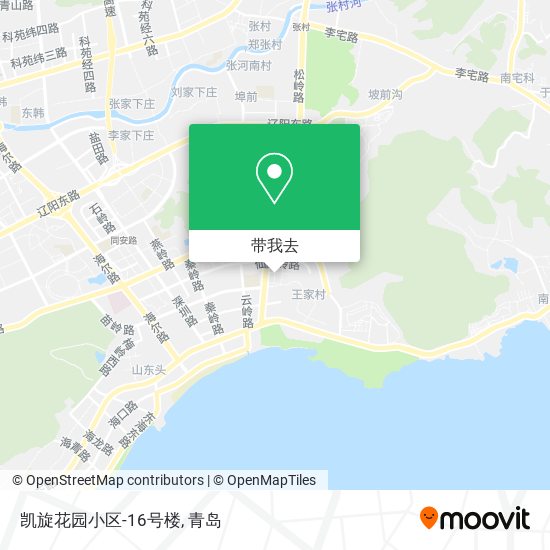 凯旋花园小区-16号楼地图