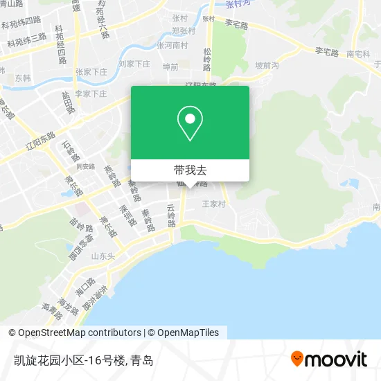 凯旋花园小区-16号楼地图