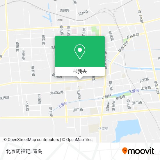 北京周福记地图