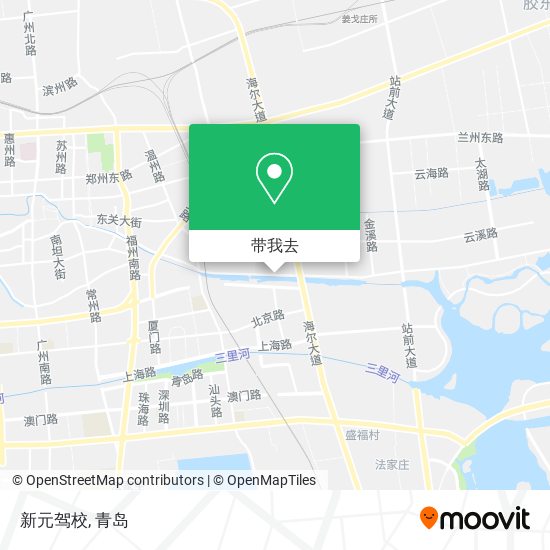 新元驾校地图