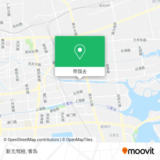 新元驾校地图