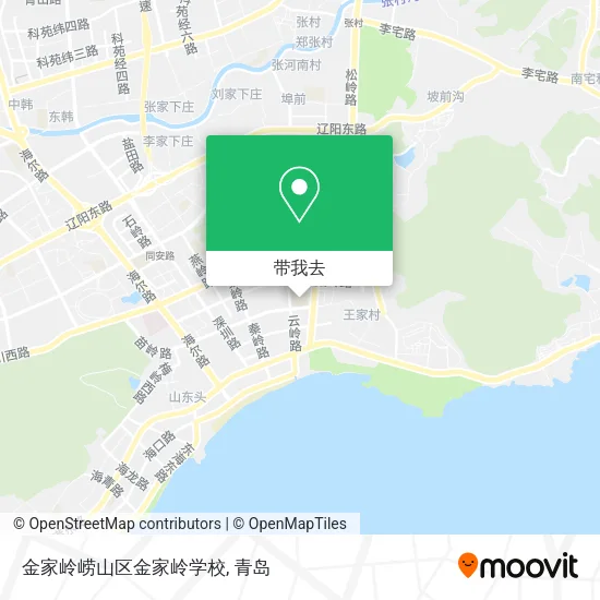 金家岭崂山区金家岭学校地图