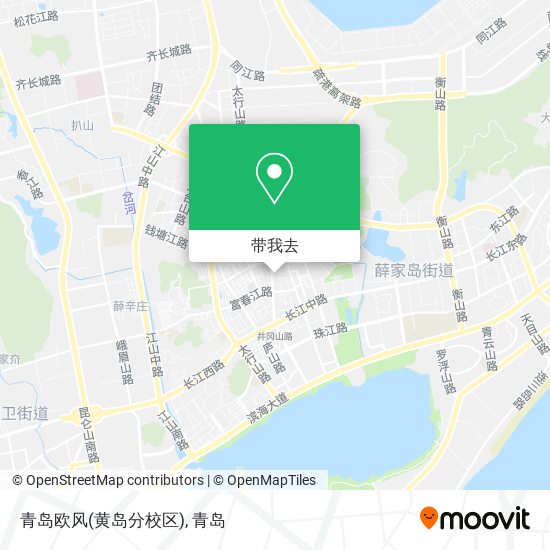 青岛欧风(黄岛分校区)地图