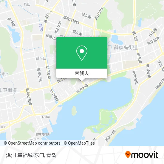 泽润·幸福城-东门地图
