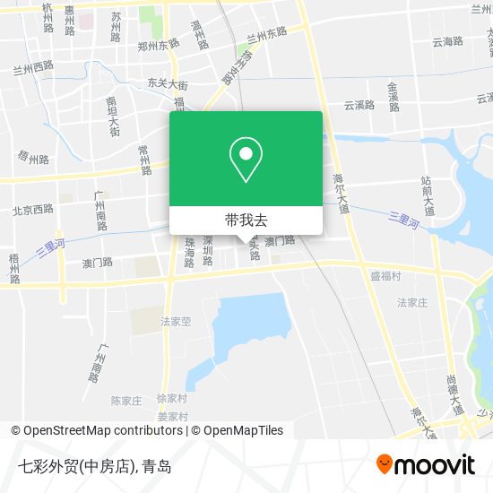 七彩外贸(中房店)地图