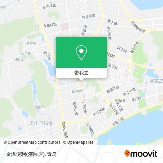 金泽便利(湛园店)地图