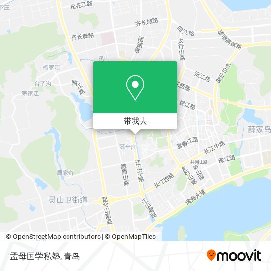 孟母国学私塾地图