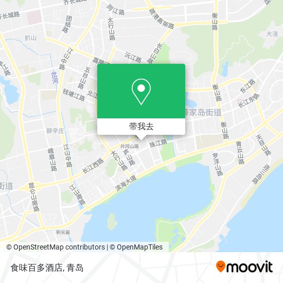 食味百多酒店地图