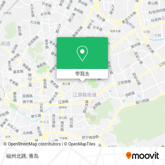 福州北路地图