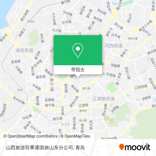 山西旅游百事通国旅山东分公司地图