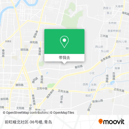 前旺疃北社区-36号楼地图