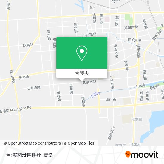 台湾家园售楼处地图