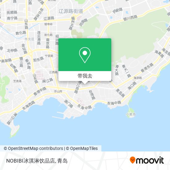 NOBIBI冰淇淋饮品店地图