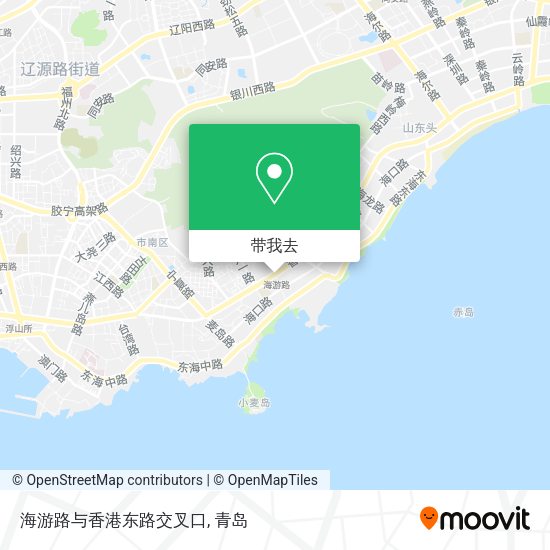 海游路与香港东路交叉口地图
