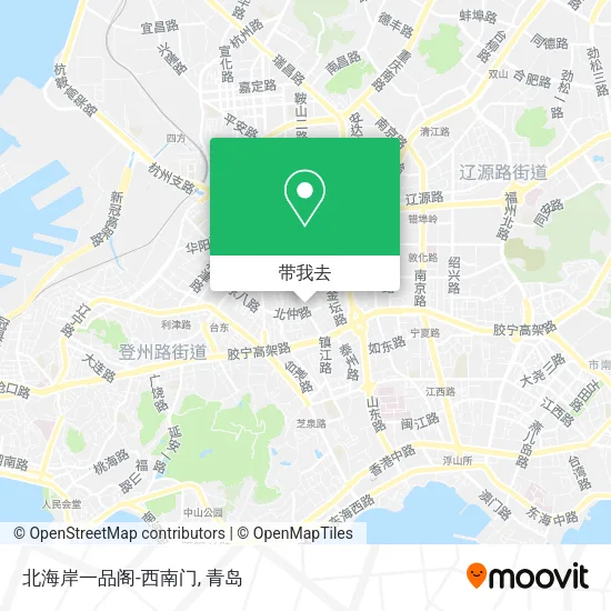 北海岸一品阁-西南门地图