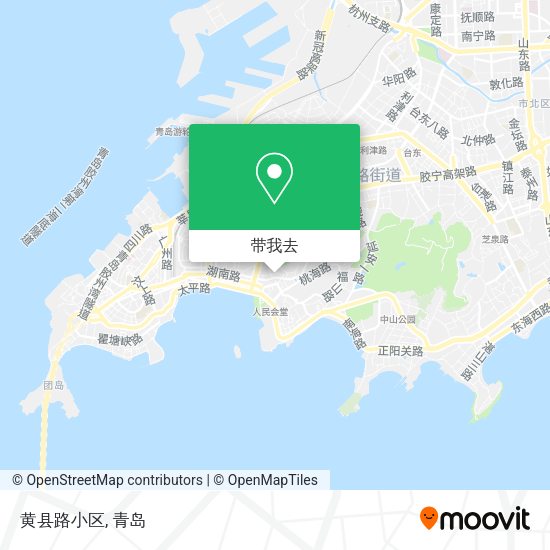 黄县路小区地图