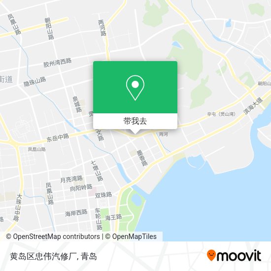 黄岛区忠伟汽修厂地图