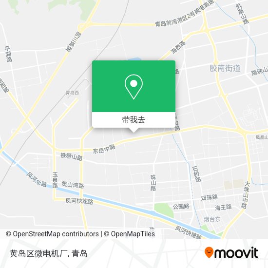 黄岛区微电机厂地图