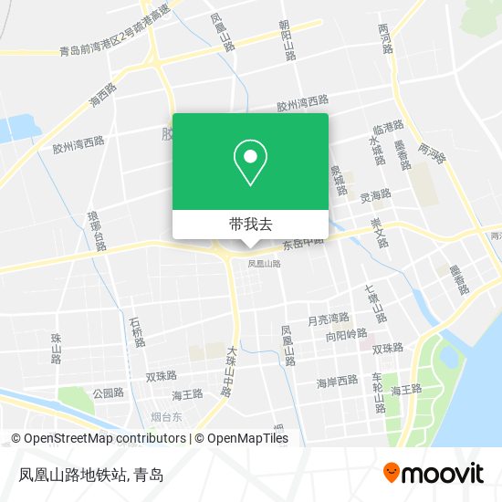 凤凰山路地铁站地图