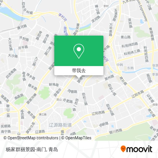 杨家群丽景园-南门地图