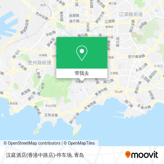 汉庭酒店(香港中路店)-停车场地图