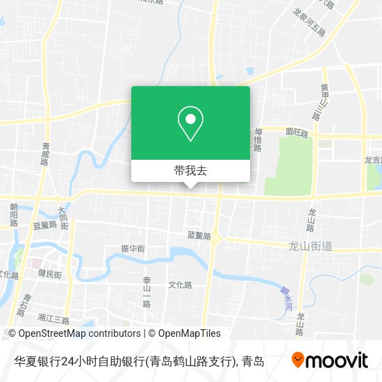 华夏银行24小时自助银行(青岛鹤山路支行)地图