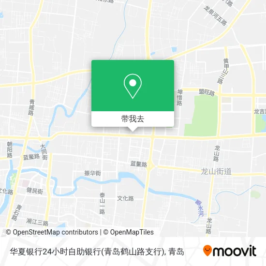 华夏银行24小时自助银行(青岛鹤山路支行)地图