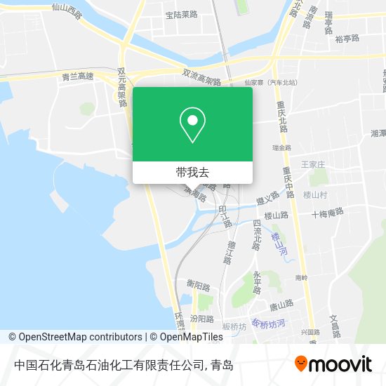 中国石化青岛石油化工有限责任公司地图
