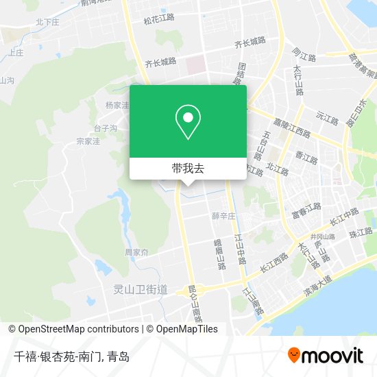千禧·银杏苑-南门地图