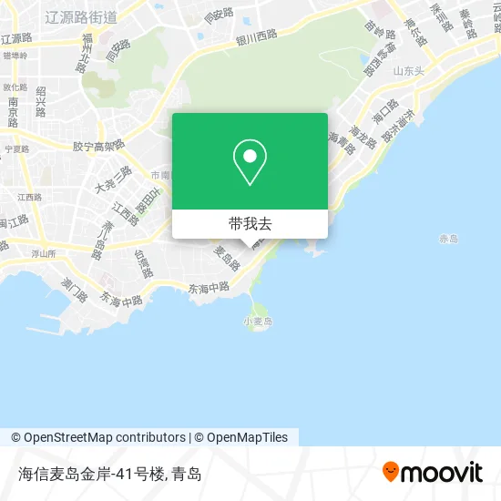 海信麦岛金岸-41号楼地图