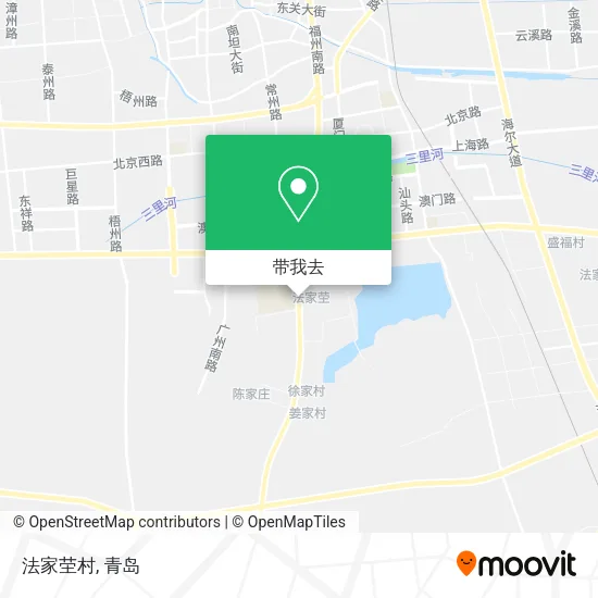 法家茔村地图