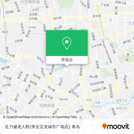 足力健老人鞋(李沧宝龙城市广场店)地图