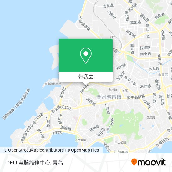 DELL电脑维修中心地图