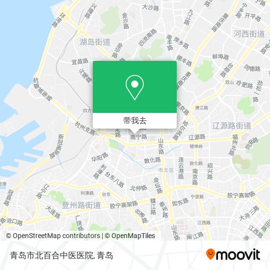 青岛市北百合中医医院地图