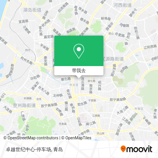卓越世纪中心-停车场地图