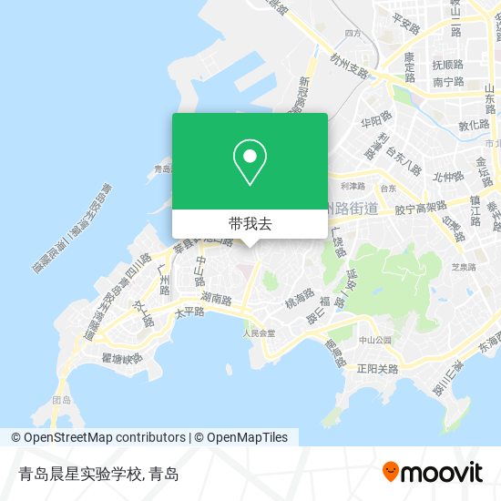 青岛晨星实验学校地图