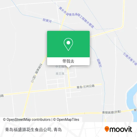 青岛福盛源花生食品公司地图