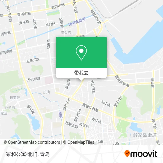 家和公寓-北门地图