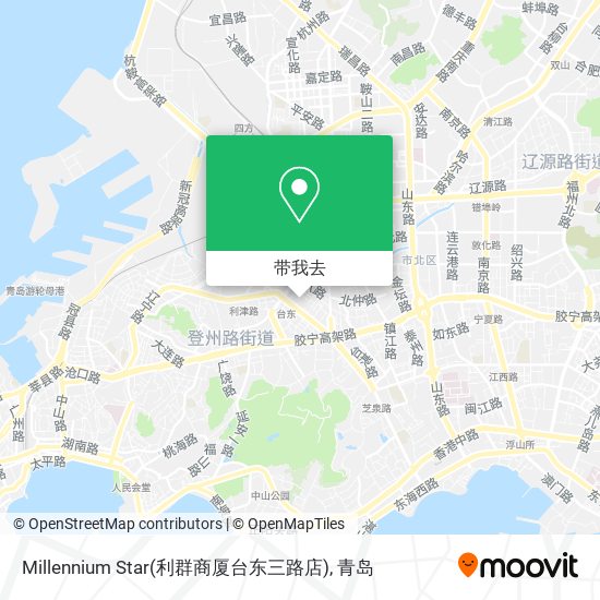 Millennium Star(利群商厦台东三路店)地图