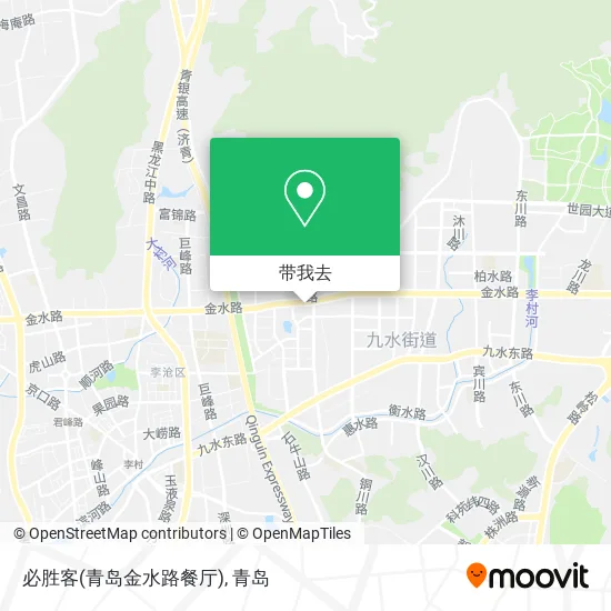 必胜客(青岛金水路餐厅)地图