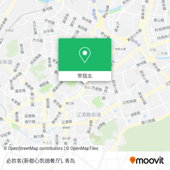 必胜客(新都心凯德餐厅)地图