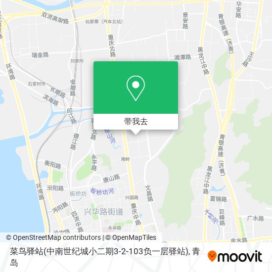 菜鸟驿站(中南世纪城小二期3-2-103负一层驿站)地图