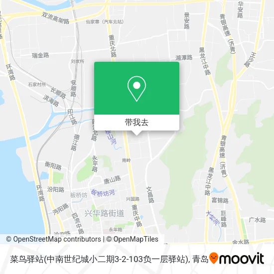 菜鸟驿站(中南世纪城小二期3-2-103负一层驿站)地图