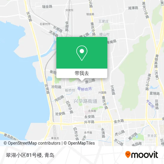 翠湖小区81号楼地图