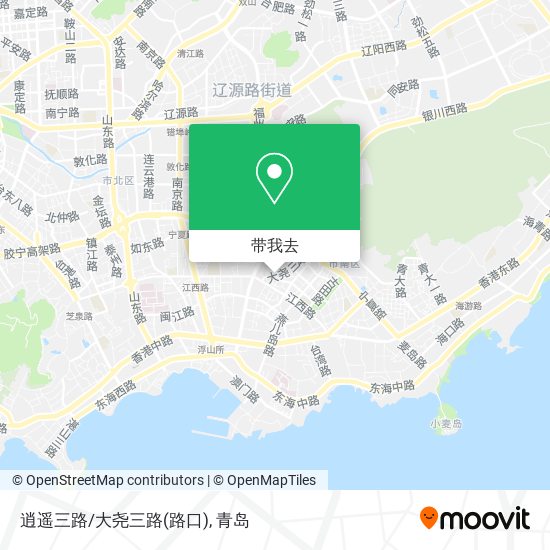 逍遥三路/大尧三路(路口)地图