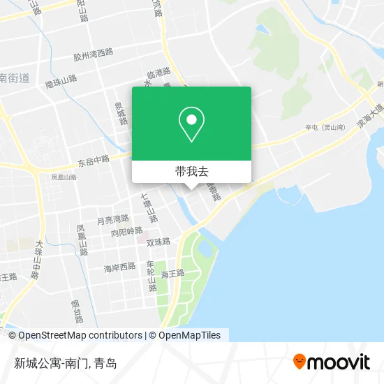 新城公寓-南门地图