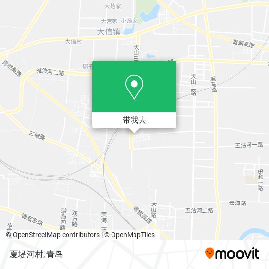 夏堤河村地图
