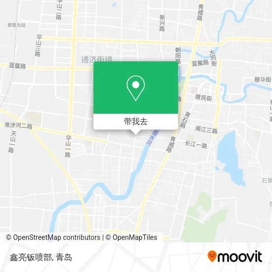 鑫亮钣喷部地图