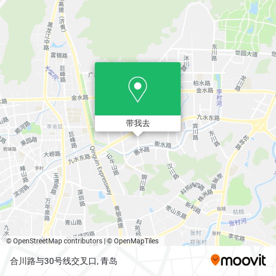 合川路与30号线交叉口地图
