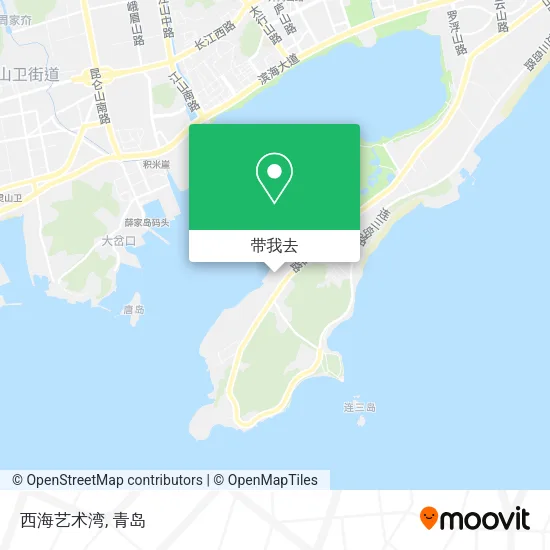 西海艺术湾地图